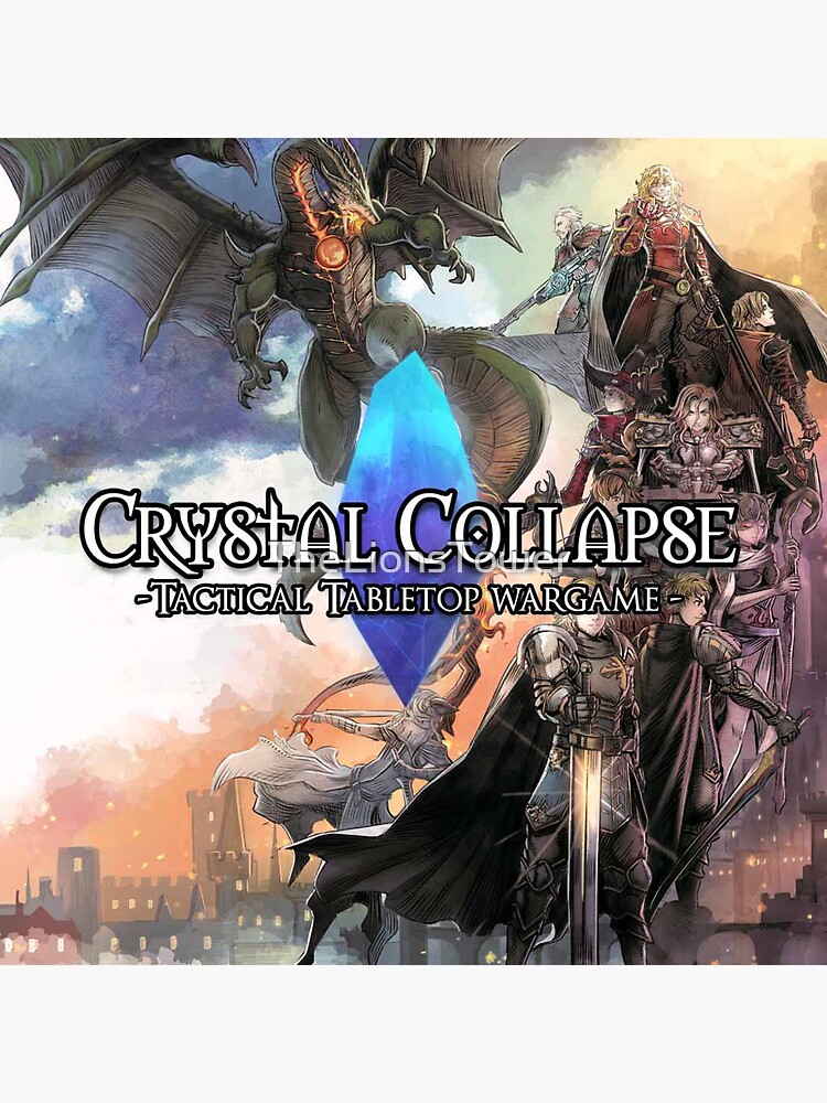 Thumbnail 3 of 3, Sticker, Crystal Collapse Cover and Logo designed and sold by TheLionsTower.