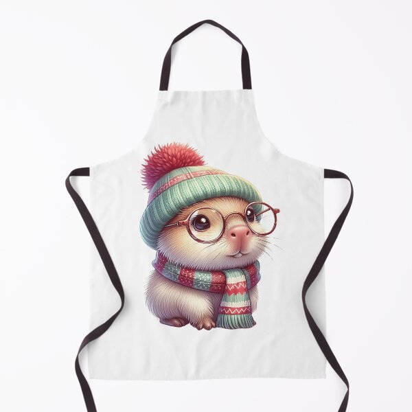 Item preview, Adorable A0523 Capybara Winter: Cute, Cozy, and Perfect for Winter-Themed Décor, Gifts & Collectibles – Embrace the Warmth of Winter designed and sold by angieart68.