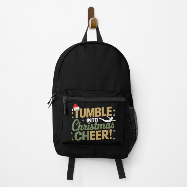 Item preview,  Christmas Gymnastics Fun – Tumble Into Cheer! - A gift for gymnastics enthusiasts who love the holiday spirit. designed and sold by ZyziowskyArt.