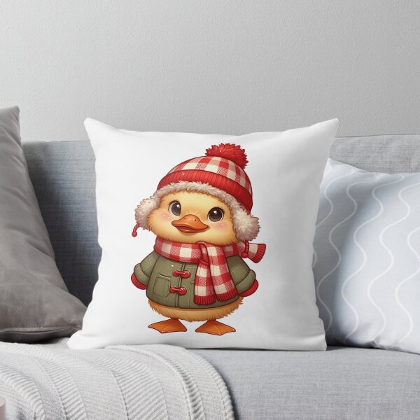 Item preview, Charming A0525 Retro Cute Duck Winter: Adorable, Vintage-Inspired Winter Décor & Gifts for Seasonal Cheer and Collectible Lovers designed and sold by angieart68.