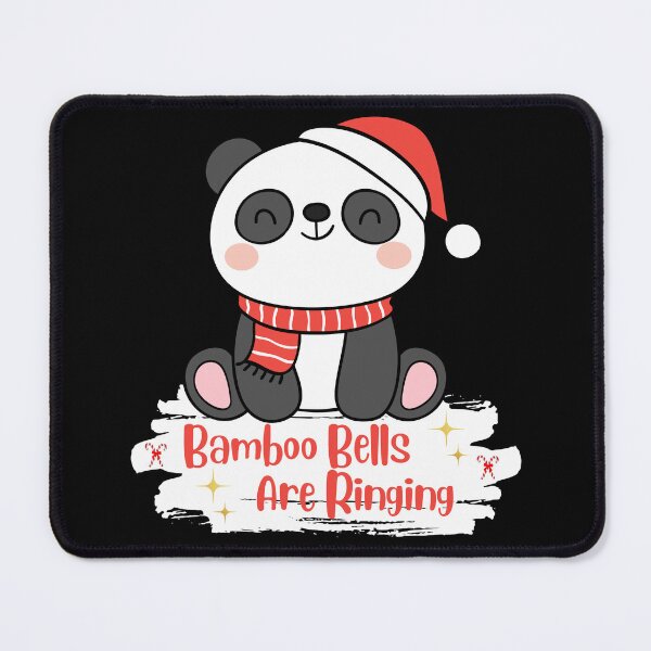 Item preview, Bamboo Bells Cute Panda Christmas designed and sold by HobsS.