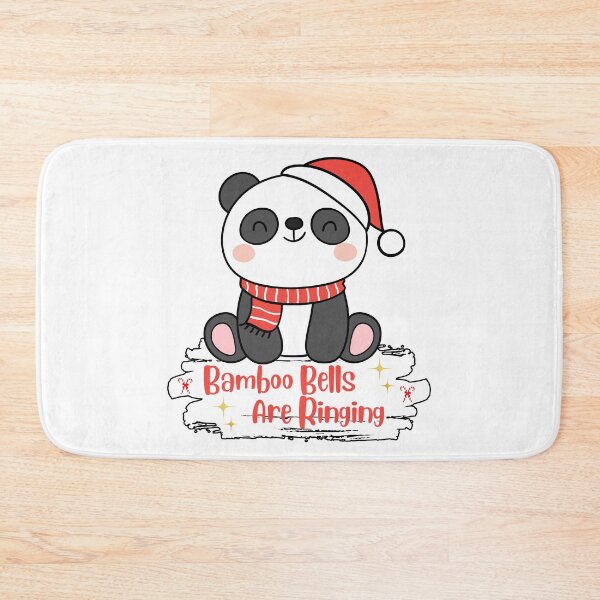 Item preview, Bamboo Bells Cute Panda Christmas designed and sold by HobsS.