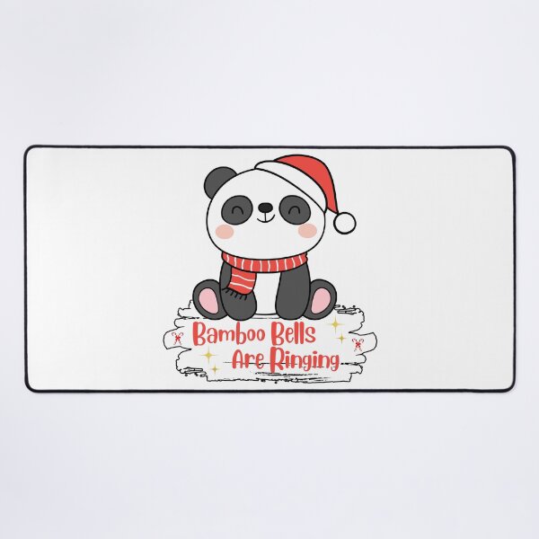 Item preview, Bamboo Bells Cute Panda Christmas designed and sold by HobsS.