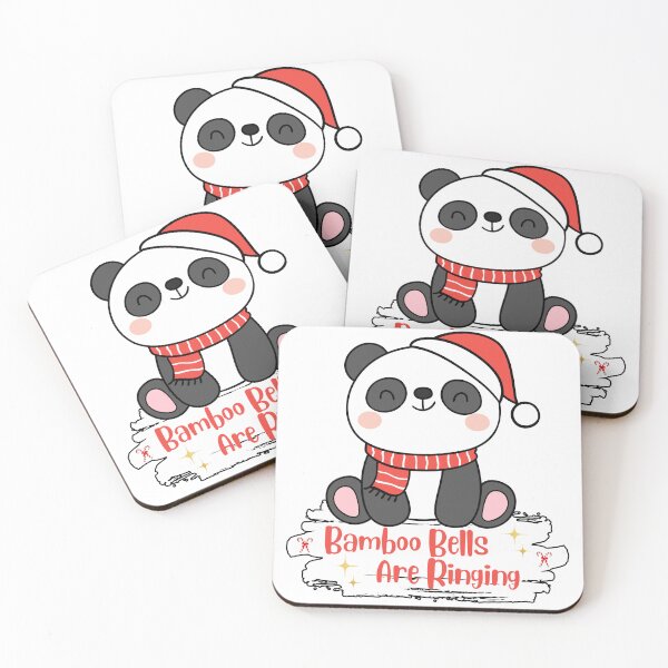 Item preview, Bamboo Bells Cute Panda Christmas designed and sold by HobsS.