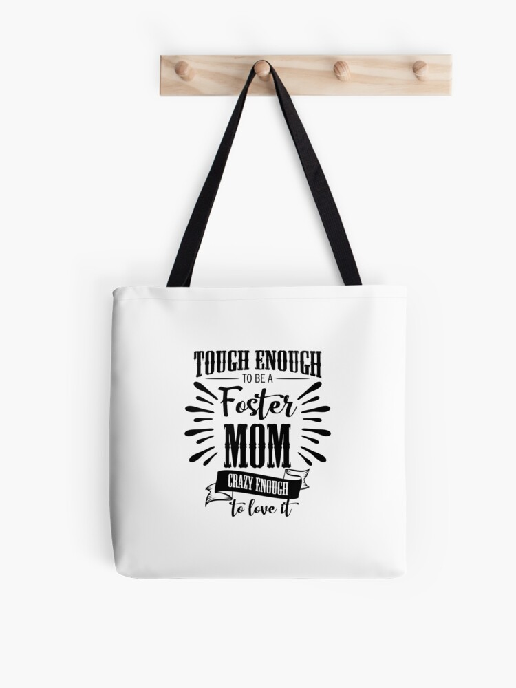 Black Foster Love Shopping Tote Bag