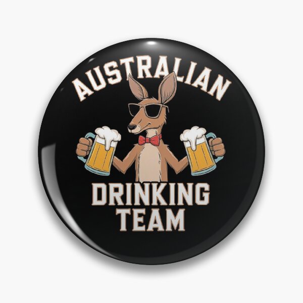 Item preview, Australian Kangaroo Drinking Team - Fun Beer Lover Design designed and sold by love3617.