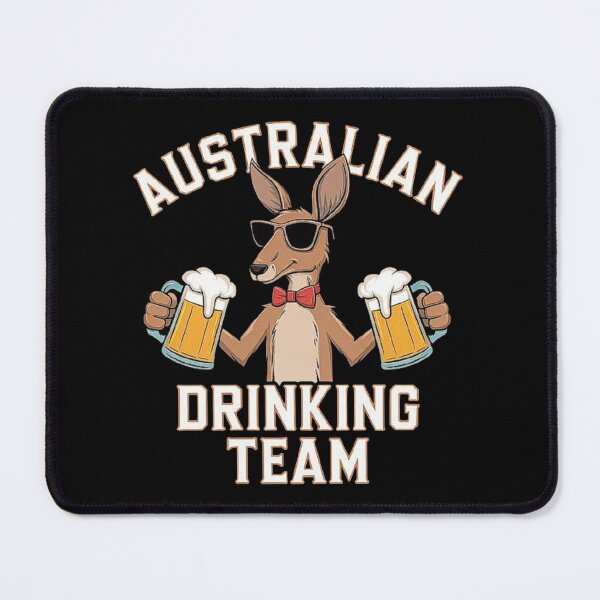 Item preview, Australian Kangaroo Drinking Team - Fun Beer Lover Design designed and sold by love3617.
