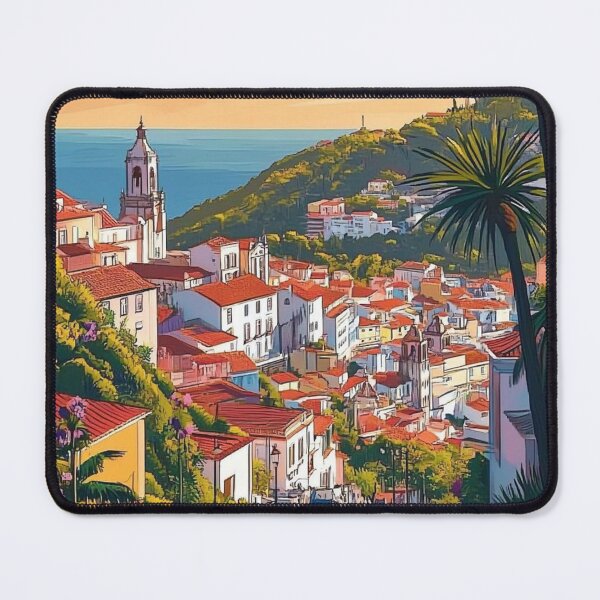 Item preview, Funchal Travel Poster, Perfect Gift for Travel Enthusiasts, Vintage Style Wall Art, Portugal Wall art for home decor, Funchal print. designed and sold by Thegalleryshop1.