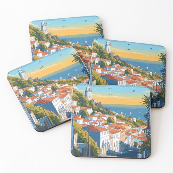 Item preview, Funchal Travel Poster, Perfect Gift for Travel Enthusiasts, Vintage Style Wall Art, Portugal Wall art for home decor, Funchal print. designed and sold by Thegalleryshop1.