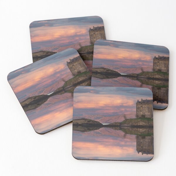 Item preview, "Castle Stalker: Reflections at Sunset" designed and sold by philpace.