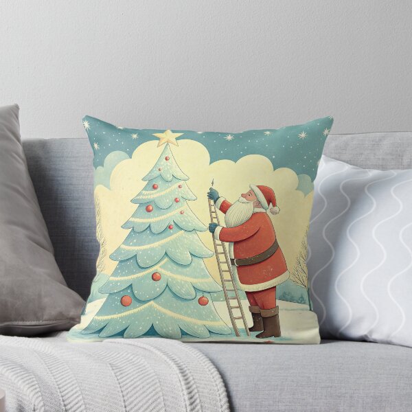 Item preview, Christmas tree and Santa designed and sold by AhArtMe.