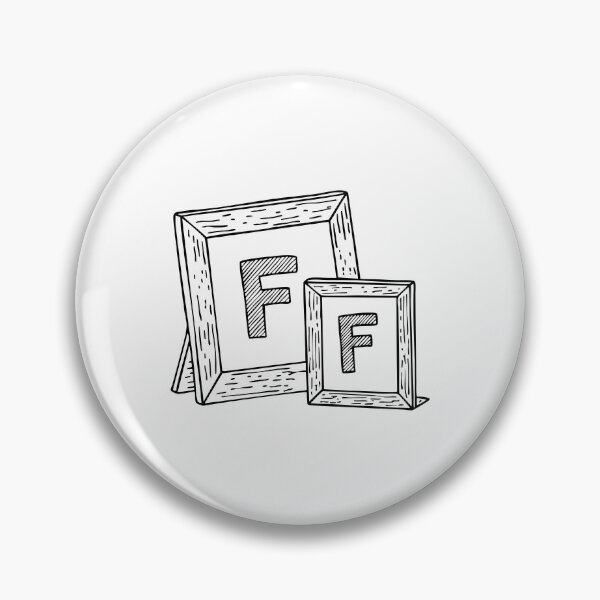 Item preview, Illustration of Letter F Beside Picture Frame designed and sold by rasagamastore.