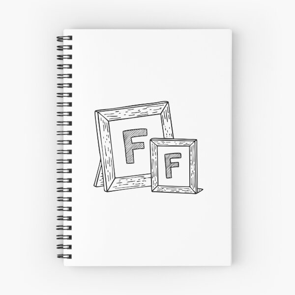 Item preview, Illustration of Letter F Beside Picture Frame designed and sold by rasagamastore.