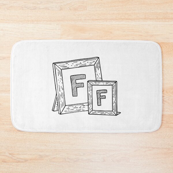 Item preview, Illustration of Letter F Beside Picture Frame designed and sold by rasagamastore.