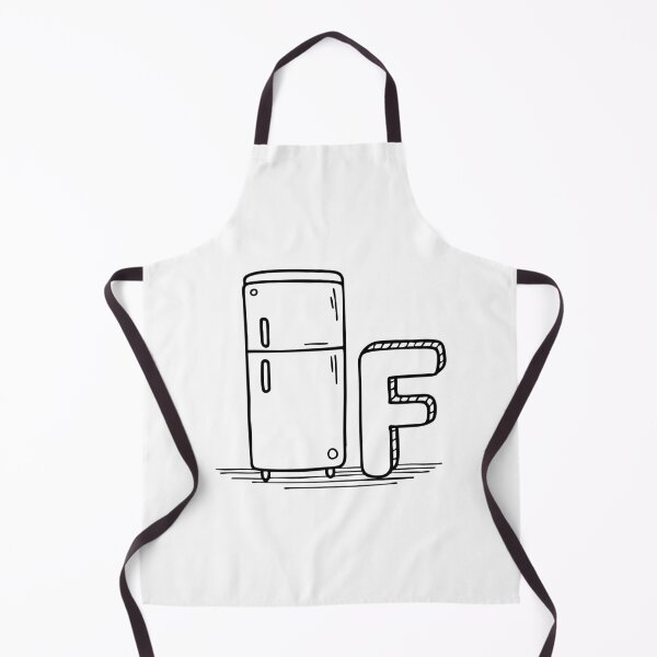 Item preview, Illustration of Letter F Beside Fridge designed and sold by rasagamastore.