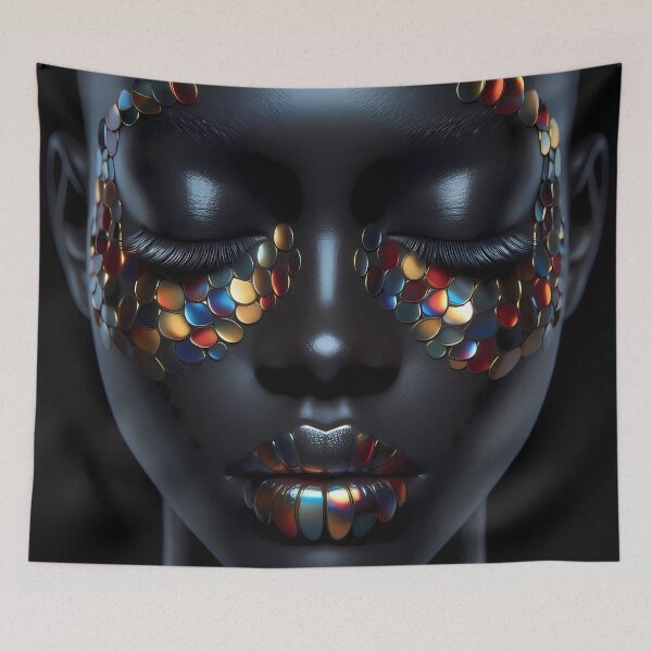 Item preview, Mosaic scales designed and sold by Vibranta Studio.