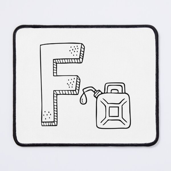 Item preview, Illustration of Letter F Beside Fuel designed and sold by rasagamastore.