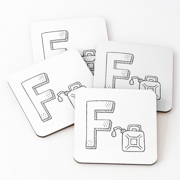 Item preview, Illustration of Letter F Beside Fuel designed and sold by rasagamastore.