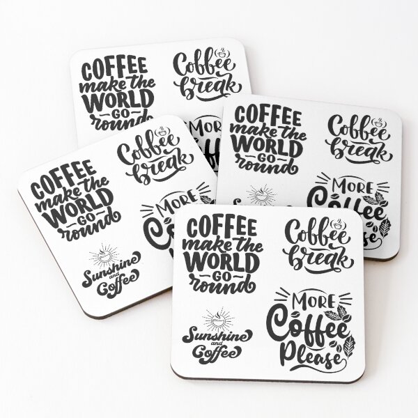 Item preview, coffee make the world go round designed and sold by huape.