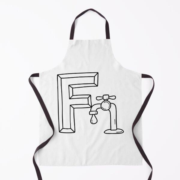 Item preview, Illustration of Letter F Beside Faucet designed and sold by rasagamastore.