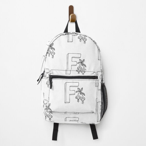 Item preview, Illustration of Letter F Beside Fuchsia designed and sold by rasagamastore.