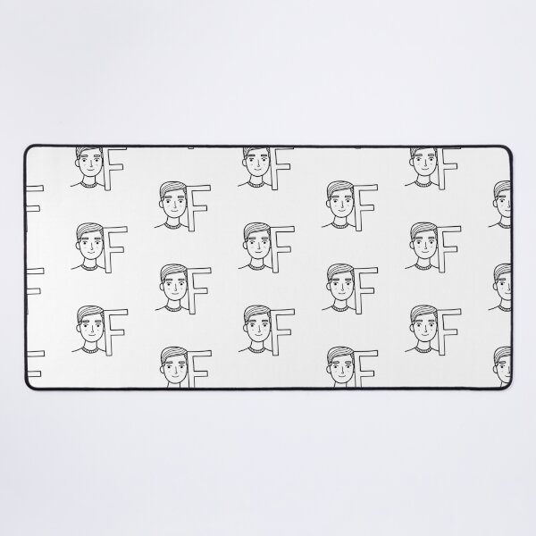 Item preview, Illustration of Letter F Beside Face designed and sold by rasagamastore.