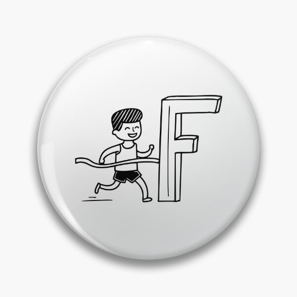 Item preview, Illustration of Letter F Beside Finish designed and sold by rasagamastore.
