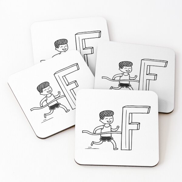 Item preview, Illustration of Letter F Beside Finish designed and sold by rasagamastore.