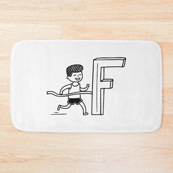 Item preview, Illustration of Letter F Beside Finish designed and sold by rasagamastore.