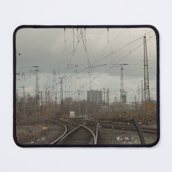 Item preview, Seemingly abandoned railway tracks in Oberhausen designed and sold by Ruhrpott2024.