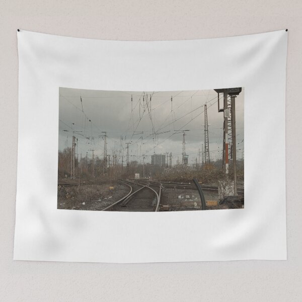 Item preview, Seemingly abandoned railway tracks in Oberhausen designed and sold by Ruhrpott2024.