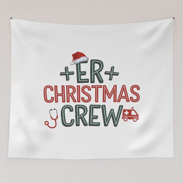 Item preview, Emergency room christmas crew , funny gift for nurses designed and sold by luannsemmsobre.