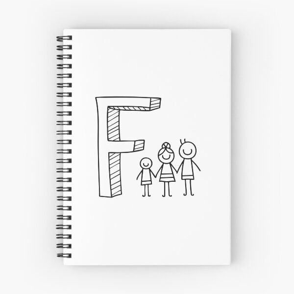 Item preview, Illustration of Letter F Beside Family designed and sold by rasagamastore.