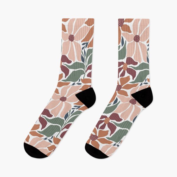 Item preview, Boho Florals in Earth Tones designed and sold by papierquarell.