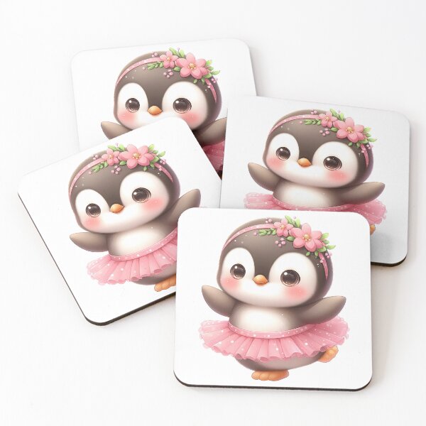 Item preview, Adorable A0528 Pink Tutu Penguin Dancer: Charming, Whimsical Décor and Gift for Dance Lovers and Collectors – Perfect for All Occasions designed and sold by angieart68.