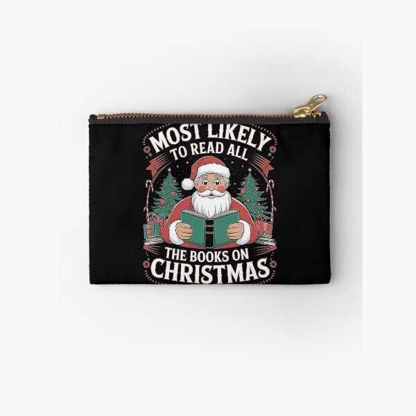 Item preview, Santa’s Christmas Bookworm Illustration designed and sold by love3617.