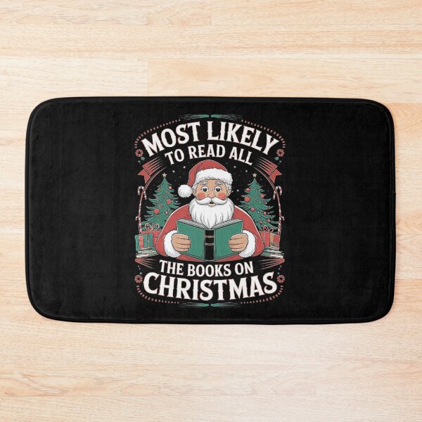 Item preview, Santa’s Christmas Bookworm Illustration designed and sold by love3617.
