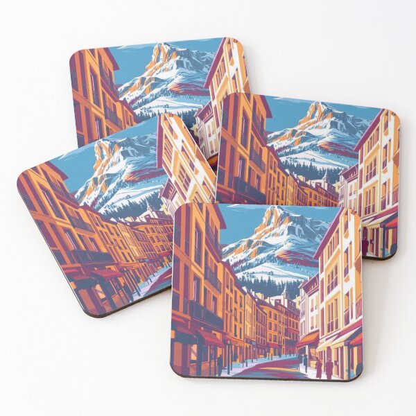Item preview, Tignes Travel Poster, Perfect Gift for Travel Enthusiasts, Vintage Style Wall Art, France Wall art for home decor,Tignes print. Sticker designed and sold by Thegalleryshop1.