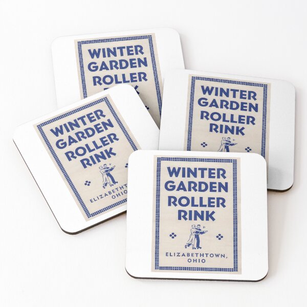 Item preview, Winter Garden Roller Rink Elizabethtown Ohio Roller Skating Rink Sticker Decal Label designed and sold by tislord.