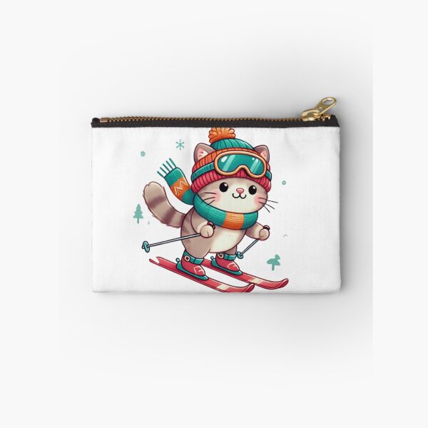 Item preview, Skiing Cat designed and sold by ArtQueen777.