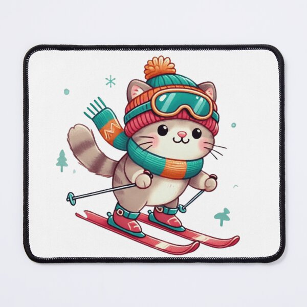 Item preview, Skiing Cat designed and sold by ArtQueen777.