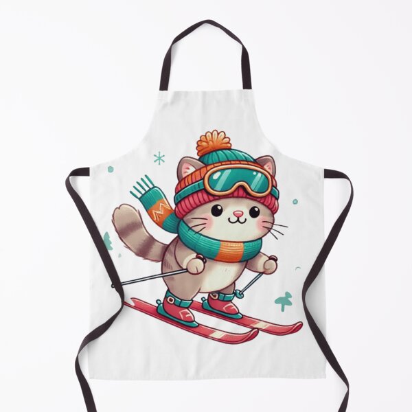 Item preview, Skiing Cat designed and sold by ArtQueen777.