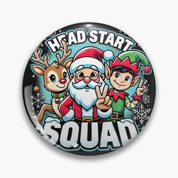 Item preview, Head Start Squad Santa Elf Reindeer Christmas Womens Mens designed and sold by SztylishDesigns.