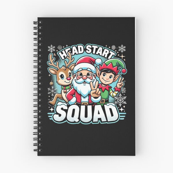 Item preview, Head Start Squad Santa Elf Reindeer Christmas Womens Mens designed and sold by SztylishDesigns.