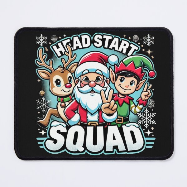Item preview, Head Start Squad Santa Elf Reindeer Christmas Womens Mens designed and sold by SztylishDesigns.
