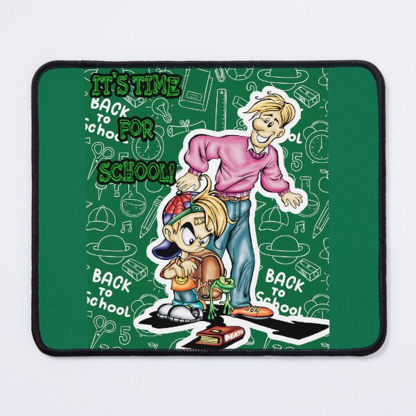 Item preview, Back to school, its time for school cartoon illustration designed and sold by Dimisbarbarian.