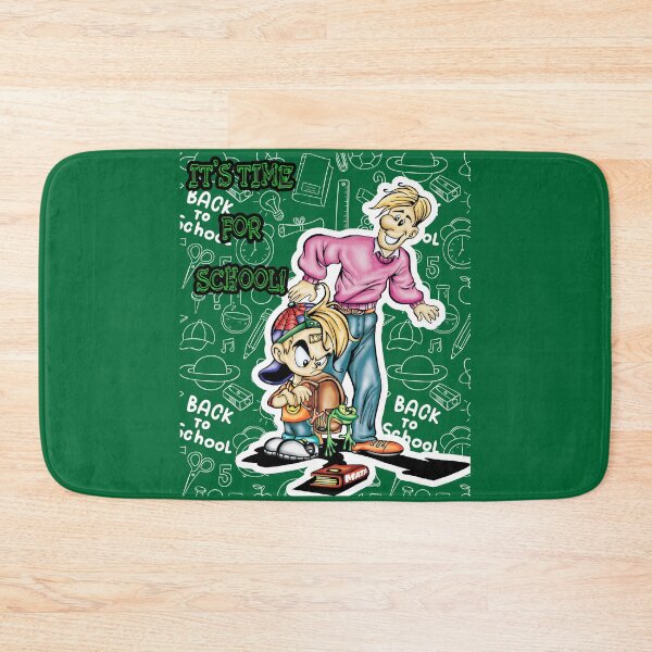 Item preview, Back to school, its time for school cartoon illustration designed and sold by Dimisbarbarian.
