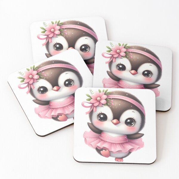 Item preview, Adorable A0528 Pink Tutu Penguin Dancer: Charming, Whimsical Décor and Gift for Dance Lovers and Collectors – Perfect for All Occasions designed and sold by angieart68.