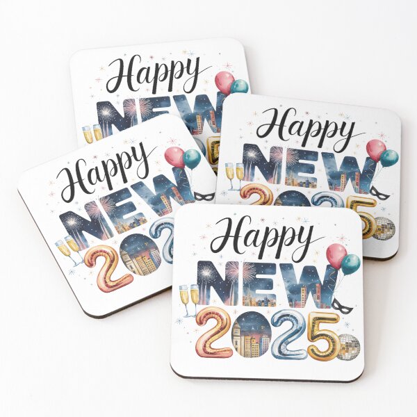 Item preview, Retro Happy new year 2025 designed and sold by Bouchey.