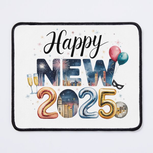 Item preview, Retro Happy new year 2025 designed and sold by Bouchey.